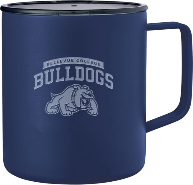 Bellveue Rover Camp Vacuum Insulated Mug 14oz Bellevue College Bulldogs Athletics Mark -  Bulldog Engraved - ONLINE ONLY