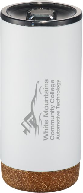 White Mountains Valhalla Vacuum Insulated Tumbler 16oz Mountains Community College Automotive Technology Engraved - ONLINE ONLY