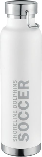 Shoreline Thor Copper Vacuum Insulated Bottle 22oz Shoreline Dolphins Soccer Engraved - ONLINE ONLY