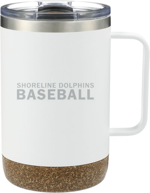 Shoreline Valhalla Vacuum Insulated Camp Mug 14oz Shoreline Dolphins Baseball Engraved - ONLINE ONLY
