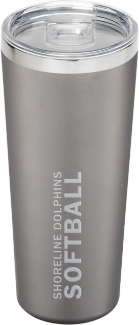 Shoreline Thor Vacuum Insulated Tumbler 22oz Shoreline Dolphins Softball Engraved - ONLINE ONLY