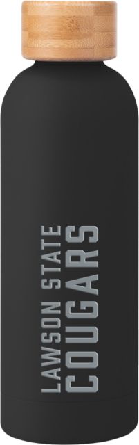 Lawson State Blair Stainless Bottle w/ Bamboo Lid 17 oz Lawson State Cougars Stacked Engraved - ONLINE ONLY