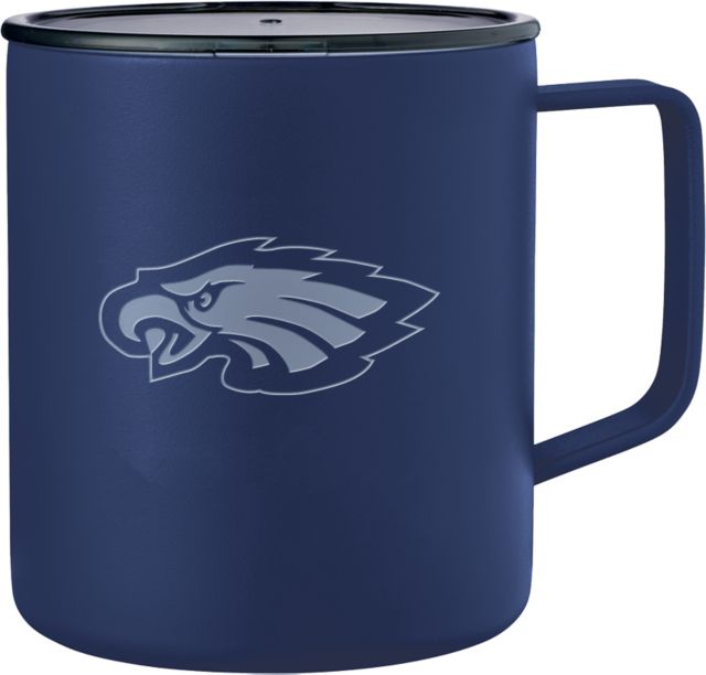 WHC Lemoore Rover Camp Vacuum Insulated Mug 14oz Lemoore College Logo Vertical Engraved - ONLINE ONLY