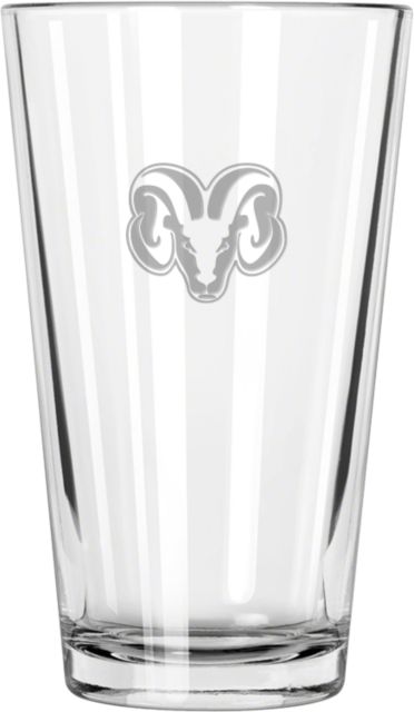 Fresno City College Libbey Pint Glass 16oz Ram Engraved - ONLINE ONLY