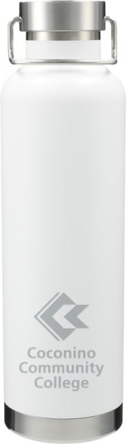 Conconino Thor Copper Vacuum Insulated Bottle 32oz Coconino Community College - Primary Mark Engraved - ONLINE ONLY