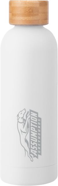 Assumption Blair Stainless Bottle w/ Bamboo Lid 17 oz Assumption University Greyhound Logo Engraved - ONLINE ONLY