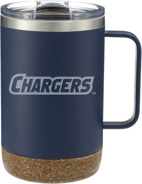 Cypress College Valhalla Vacuum Insulated Camp Mug 14oz Cypress - Chargers Wordmark Engraved - ONLINE ONLY