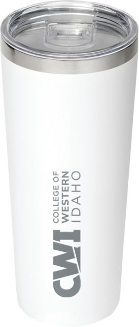 Western Idaho Thor Vacuum Insulated Tumbler 22oz CWI College of Western Idaho Horizontal Mark Engraved - ONLINE ONLY