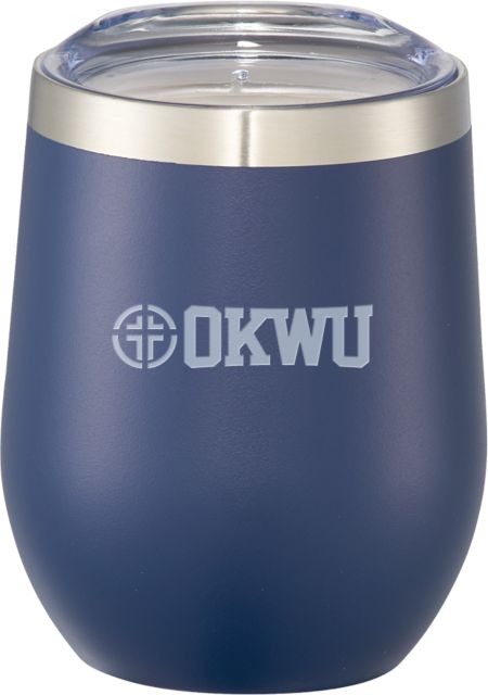 Oklahoma Wesleyan Corzo Vacuum Insulated Cup 12oz Cross Logomark Engraved - ONLINE ONLY