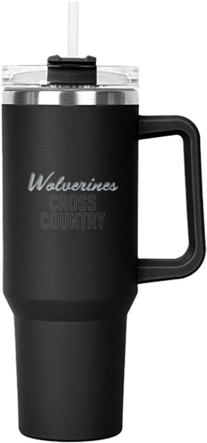 SBVC Hippo Mug & Straw Lid with Twist Closure 40 oz SBVC Wolverines Cross Country Engraved - ONLINE ONLY