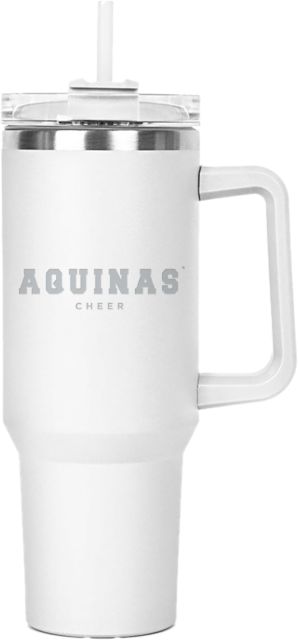Aquinas College Hippo Mug & Straw Lid with Twist Closure 40 oz Cheer - Aquinas Engraved - ONLINE ONLY