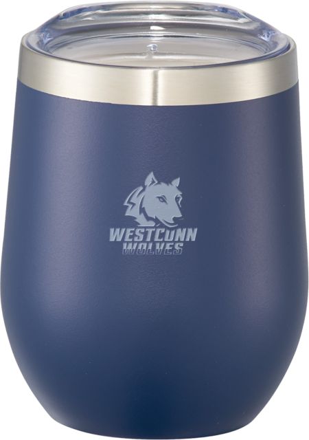 Western Connecticut Corzo Vacuum Insulated Cup 12oz Westconn Wolves Athletic Mark Engraved - ONLINE ONLY