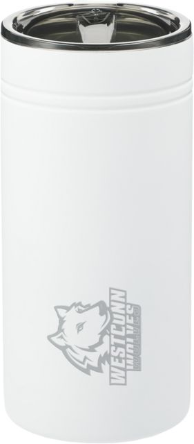 Western Connecticut Sherpa Vacuum Tumbler & Insulator 12oz Westconn Wolves Athletic Mark Engraved - ONLINE ONLY