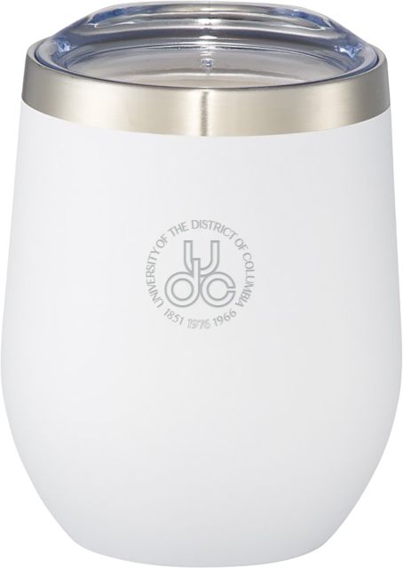 District of Columbia Corzo Vacuum Insulated Cup 12oz University of the District of Columbia Crest Engraved - ONLINE ONLY