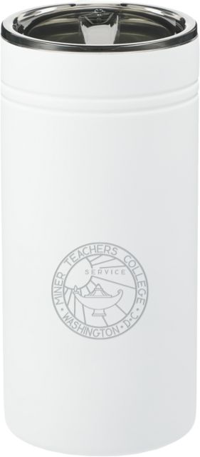 District of Columbia Sherpa Vacuum Tumbler and Insulator 12oz Miner Teachers College Crest Engraved - ONLINE ONLY
