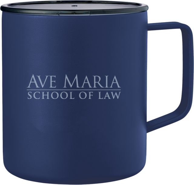 Ave Maria Law Rover Camp Vacuum Insulated Mug 14oz Ave Maria School of Law Wordmark Engraved - ONLINE ONLY