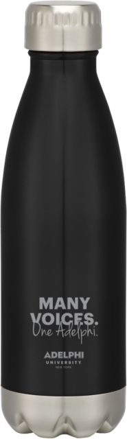 Adelphi Swig Stainless Bottle 16oz Many Voices One Adelphi -ONLINE ONLY