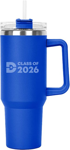 Dallas College Hippo Mug & Straw Lid with Twist Closure 40 oz Class of 2026 Engraved - ONLINE ONLY