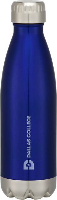 Dallas College Swig Stainless Bottle 16oz Flat Wordmark Engraved - ONLINE ONLY