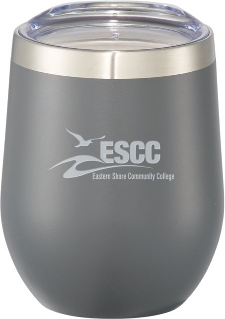 ESCC Corzo Vacuum Insulated Black Cup 12oz Primary Logo Engraved - ONLINE ONLY