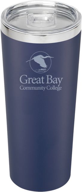 Great Bay CC Thor Vacuum Insulated Tumbler 22oz Great Bay Community College Wordmark Stacked Engraved - ONLINE ONLY