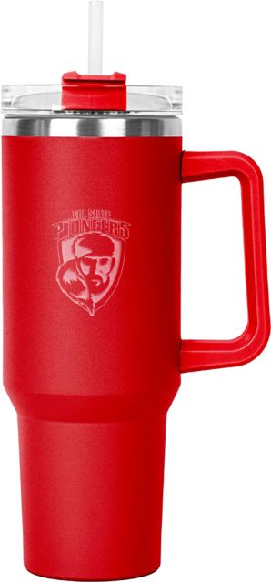 Volunteer State Hippo Mug & Straw Lid with Twist Closure 40 oz Volunteer State Primary Mascot Engraved - ONLINE ONLY