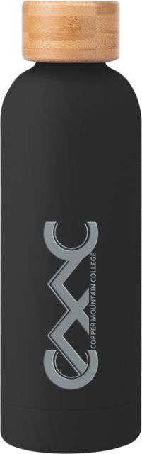 Copper Mountain Blair Stainless Bottle w/ Bamboo Lid 17 oz Copper Mountain College Primary Mark Engraved - ONLINE ONLY