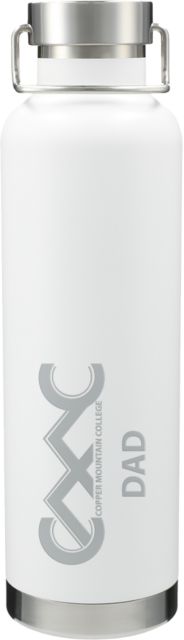 Copper Mountain Thor Copper Vacuum Insulated Bottle 32oz Copper Mountain College Dad Engraved - ONLINE ONLY