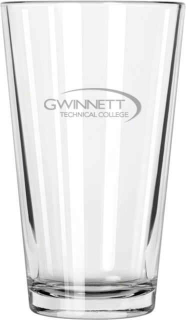 Gwinnett Tech Libbey Pint Glass 16oz Gwinnett Technical College Engraved - ONLINE ONLY