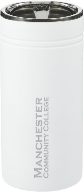 Manchester CC Sherpa Vacuum Tumbler & Insulator 12oz Manchester Community College Wordmark Engraved - ONLINE ONLY
