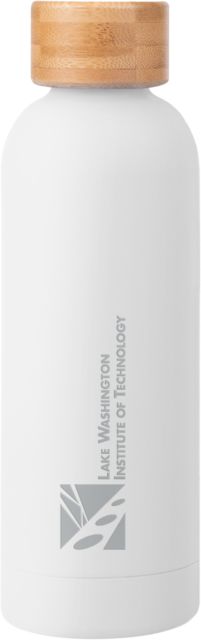 Lake Washington Blair Stainless Bottle w/ Bamboo Lid 17 oz Lake Washington Wordmark Engraved - ONLINE ONLY