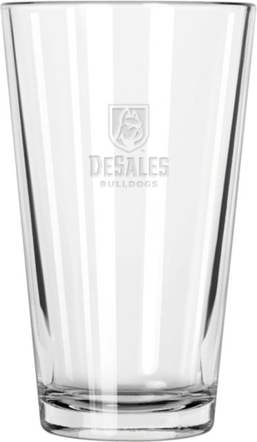 DeSales Libbey Pint Glass 16oz Primary Logo Engraved - ONLINE ONLY