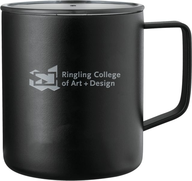 Ringling School Rover Camp Vacuum Insulated Mug 14oz Ringling College of Art and Design Primary Mark Engraved - ONLINE ONLY