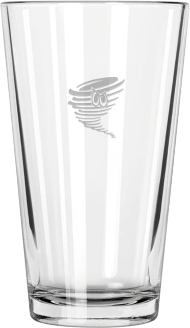 Centenary Univ Libbey Pint Glass 16oz Cyclone Athletic Logo Engraved - ONLINE ONLY
