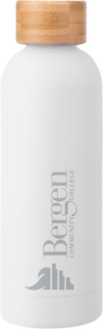 Bergen CC Blair Stainless Bottle w/ Bamboo Lid 17 oz Bergen Community College Wordmark Engraved - ONLINE ONLY