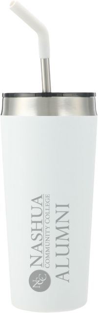 Nashua CC Faye Vacuum Tumbler w/ Stainless Straw 20 oz Alumni - Nashua Community College Engraved - ONLINE ONLY