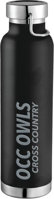 Oakland Comm College Thor Copper Vacuum Insulated Bottle 22oz OCC Owls - Cross Country Engraved - ONLINE ONLY
