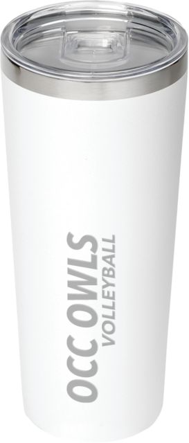 Oakland Comm College Thor Vacuum Insulated Tumbler 22oz OCC Owls - Volleyball Engraved - ONLINE ONLY