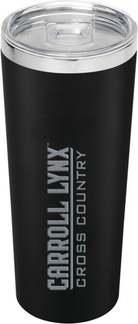 Carroll CC Thor Vacuum Insulated Tumbler 22oz Carroll Lynx - Cross Country Engraved - ONLINE ONLY