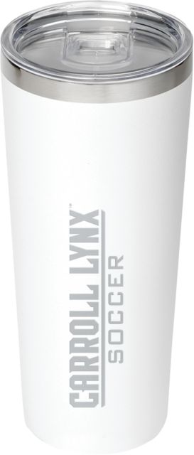 Carroll CC Thor Vacuum Insulated Tumbler 22oz Carroll Lynx - Soccer Engraved - ONLINE ONLY