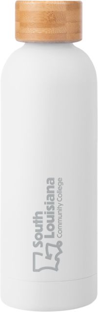 SoLAcc Blair Stainless Bottle w/ Bamboo Lid 17 oz South Louisiana Community College Vertical Engraved - ONLINE ONLY