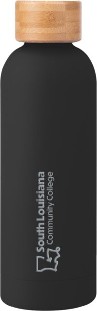 SoLAcc Blair Stainless Bottle w/ Bamboo Lid 17 oz South Louisiana Community College Horizontal Engraved - ONLINE ONLY