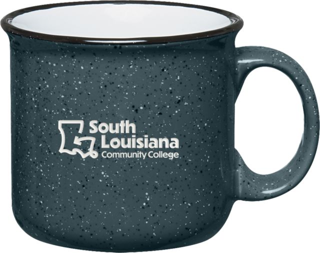 SoLAcc Campfire Mug 15 oz South Louisiana Community College Vertical Engraved - ONLINE ONLY