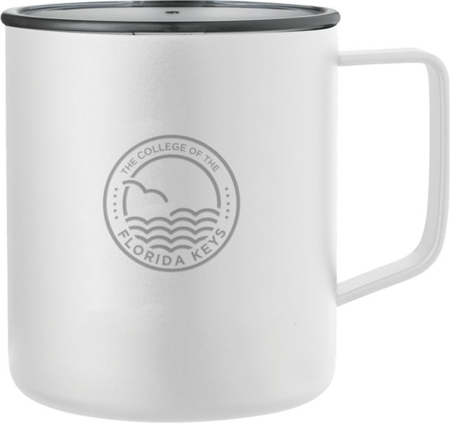 College of the Florida Keys Rover Camp Vacuum Insulated Mug 14oz The College of the Florida Keys Seal Engraved - ONLINE ONLY