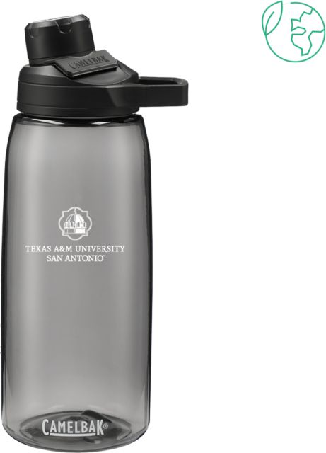 Texas A&M San Antonio CamelBak Eddy Titan Renew Bottle 32oz Texas A&M University San Antonio Wordmark Stacked - ONLINE ONLY