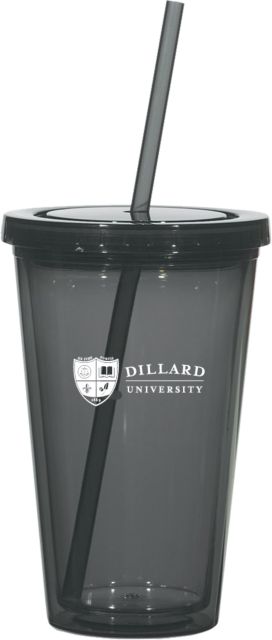 Dillard Madison Double Wall Tumbler w/Straw 16oz Primary Mark - ONLINE ONLY