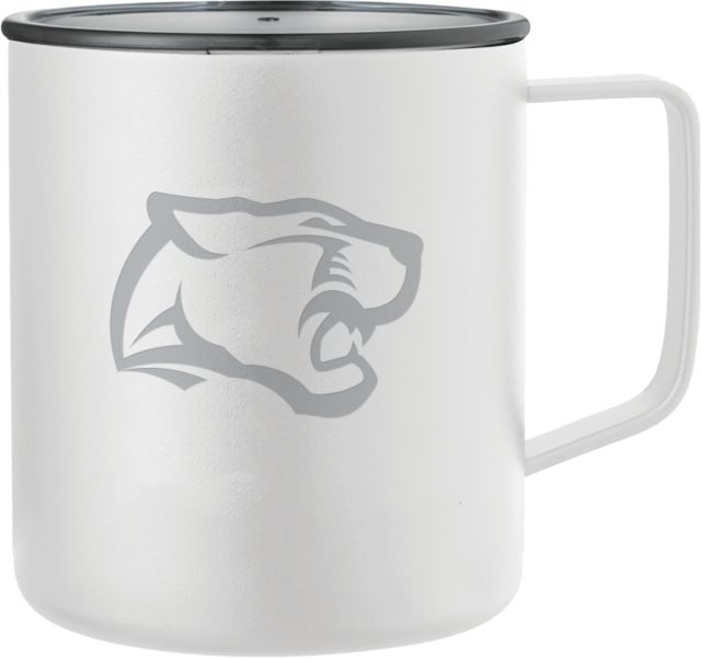 Pine Crest Rover Camp Vacuum Insulated Mug 14oz Panther Head Engraved - ONLINE ONLY