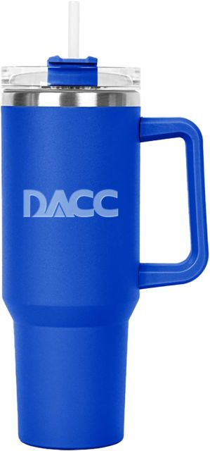 Dona Ana Hippo Mug & Straw Lid with Twist Closure 40 oz DACC Wordmark Engraved
