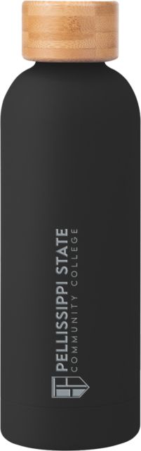 Pellissippi Blair Stainless Bottle w/ Bamboo Lid 17 oz Pellissippi State Community College Logo Engraved - ONLINE ONLY