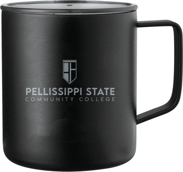 Pellissippi Rover Camp Vacuum Insulated Mug 14oz Pellissippi State Community College Stacked Logo Engraved - ONLINE ONLY
